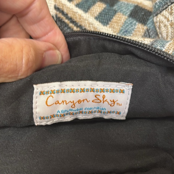 Canyon Sky - A Southern Inspiration - Fabric Shoulder Bag Double Strap Aztec - Picture 5 of 9